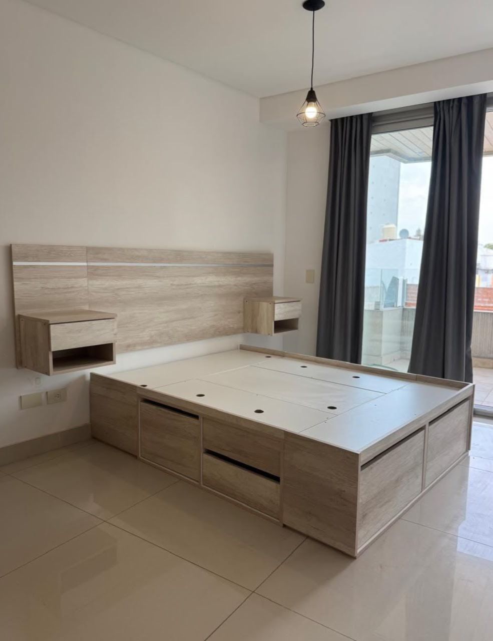 Cama Roble Clara